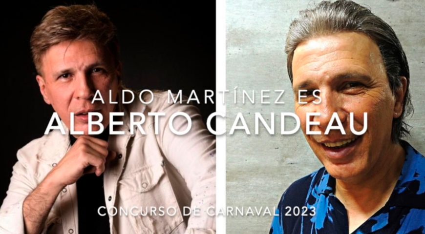 Aldo Martínez es Alberto Candeau en el Carnaval 2023